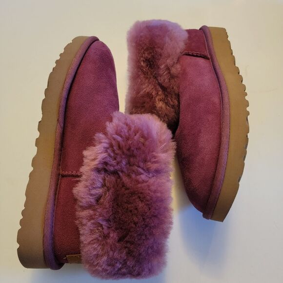 UGG Purple Classic Mini Fluff - Picture 3 of 6